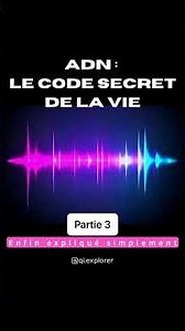 Partie 3 - 🧬 ADN le code secret de la vie