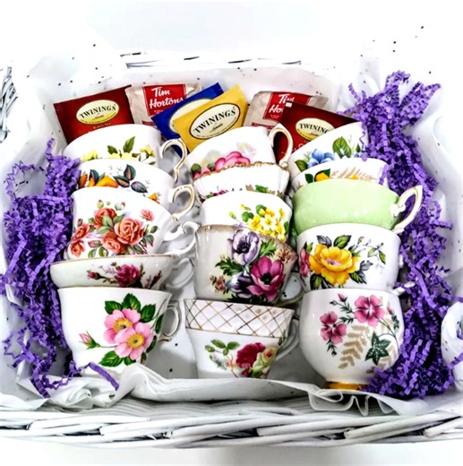 Tea Cup and Saucer Bulk Teacup Set Mismatched Vintage China Tea Set Lot High Tea Party Antique Bone China Wedding Favor Idea Mix Match Tea - Etsy