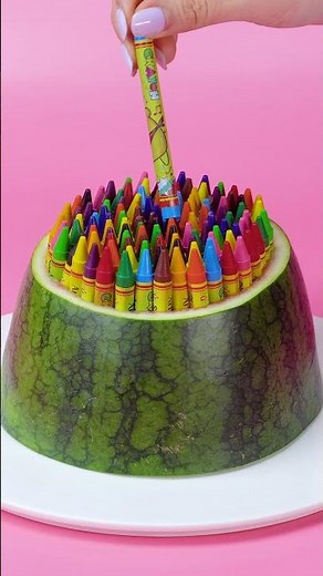 Making Colorful Crayons From The Straws