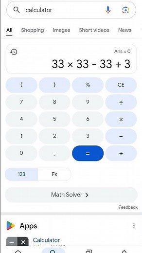How to get Infinity on Calculator