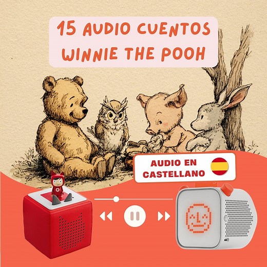 15 Winnie the Pooh Stories | Children's Audio Stories MP3 | Compatible With Yoto, Toniebox and More | Winnie the Pooh Audiobook in Spanish - Etsy UK