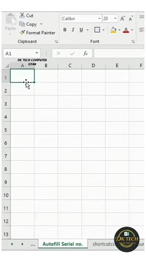 413K views · 4.4K reactions | Serial Number in Excel | Automatic Serial Number #fblifestyle #short #Microsoft #Excel #explore | DK TECH Computer GYAN | Facebook