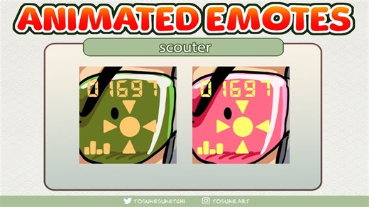 Power Level Over 9000 Animated Twitch Emotes: Anime Meme Scouter (digital Download) - Etsy