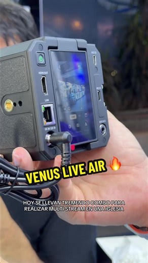 Cámara Venus Live Air para Transmisiones de Calidad