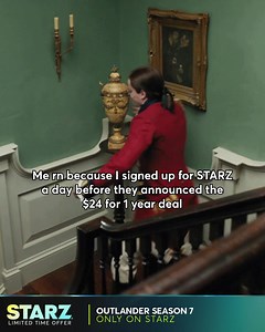 8.2M views · 170 reactions | OFFER EXTENDED TO 7/7 | $24 FOR 1 YEAR | Binge all 7 seasons of OUTLANDER now, only on STARZ. Sign up now for only $24 for 1 year! | Outlander | Facebook