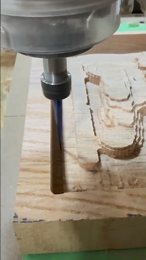 the etching of wood using a special tool to create a beautiful shape