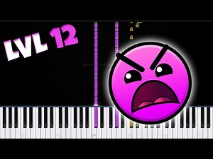 How to Play "Geometry Dash - Level 12 (Theory of Everything)" on Piano