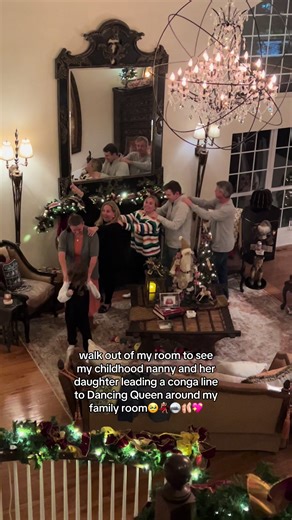 Conga Line Fun with Family and Friends