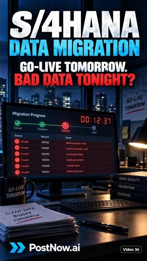 S/4HANA Data Migration | Validate Excel Data Before Go-Live