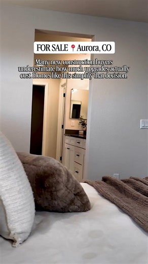 FOR SALE 📍Aurora, Colorado: New construction buyers underestimate how much upgrades actually cost.