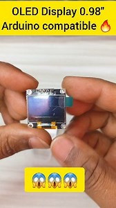 OLED Display 0.98 inch for arduino 🔥🔥😱 #electronics #short #fbreels | Smart Barsha