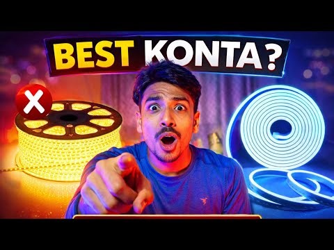 😳 stand Light-এ কোনটা use করা BEST? (AC Rope vs Neon vs Strip) #chandannagarvirallight #light