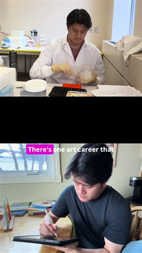 Heyo! I’m Jeff, PhD turned science illustrator. I couldn’t believe this career exists, there’s only a handful of us on planet Earth. But I’m so glad I found it, or rather it found me! I get to merge the objective with subjective, empirical with emotion, science with art. And I’ve got so many more plans to elevate the art space in STEM, so follow along! #stem #sciart #academia