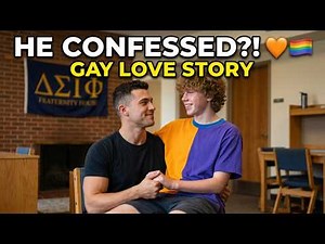 My Straight Frat Friend Let Me Sit on His Lap… Then He Confessed | Gay Love Story