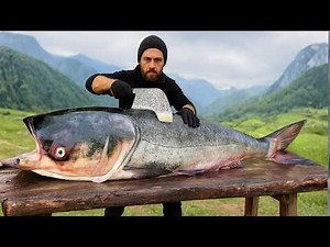Cooking Fish in Mud | Primitive Mud Cooking
