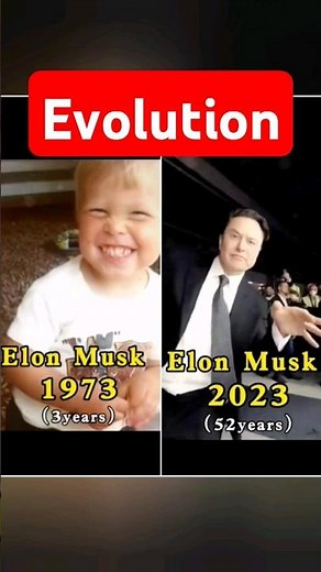 Elon Musk Evolution; 1973-2023