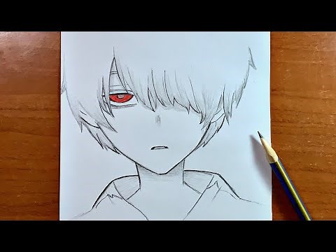 رسم انمي سهل | تعلم رسم ولد انمي بسهولة وبطريقة احترافية