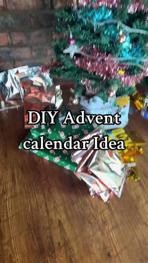 Here’s a quick and easy advent calendar idea… set a budget and head off to a bargain shop… now you have the joy of opening little gifts but it’s things you will actually use like novelty socks and a new pen #adventcalendar