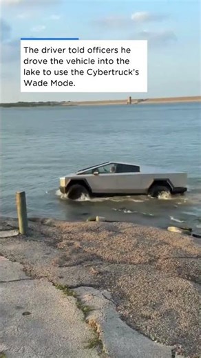 Cybertruck pulled from Grapevine Lake