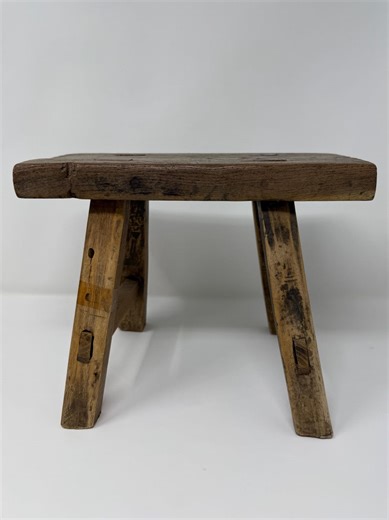 Mini Rustic Wooden Stool, Vintage Primitive Wood Stool, Handmade Farmhouse Decor, Small Display Stool - Etsy