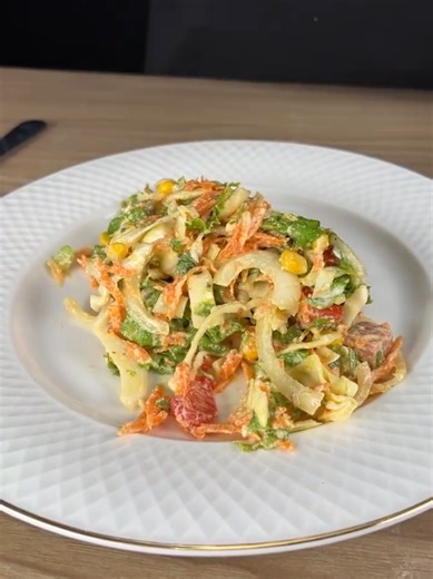 Delicious mixed salad recipe even picky eaters will love#delicious #mixed #salad #recipe #yummy