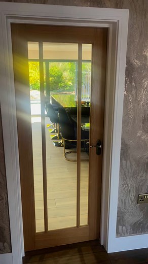 163 reactions · 47 shares | Check out this stunning kitchen just completed in our premier handless gola range. Natural granite worktops make this one pop! An amazing flowing design with a working island and dining table in matching granite. Message the team today for your free measure and design. | AR kitchens bedrooms and bathrooms | Facebook