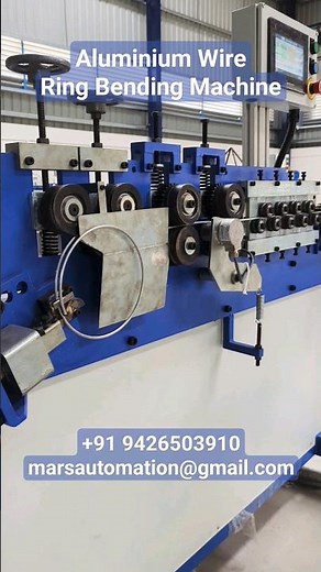 Aluminium Wire Ring Bending Machine, Automatic Wire Ring Making Machine, Automatic Ring Bending
