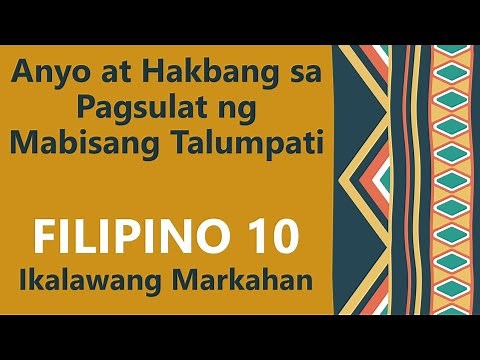 HAKBANG SA PAGSULAT NG TALUMPATI|PAANO MAGSULAT NG TALUMPATI| 2ND GRADING FIL 10 |ARALIN SA FILIPINO