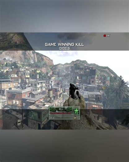 MW2 IW4X Favela L96A1 Trickshot #callofduty #gaming #mw2 #gamingpc #fyp