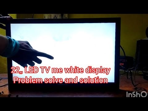 #videocon #ledpanelrepair me white display problem