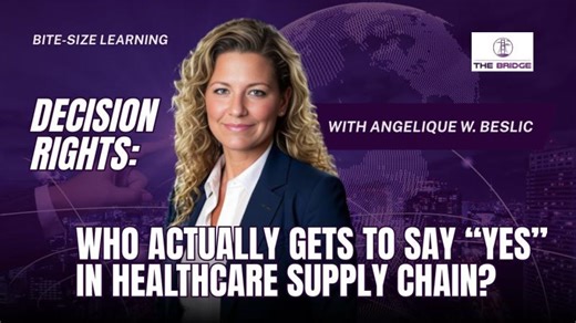 Healthcare Supply Chain Decision Clarity | ISCEA - International Supply Chain Education Alliance posted on the topic | LinkedIn