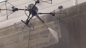 Drones take over window washing duties at Victoria hospital, airport