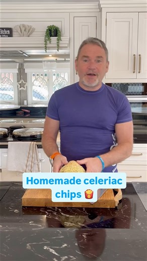 4.1K views · 89 reactions | Would you try homemade celeriac chips? #celeriac #celeriacchips #carb #lowcarb #chips | Steve Bennett | Facebook
