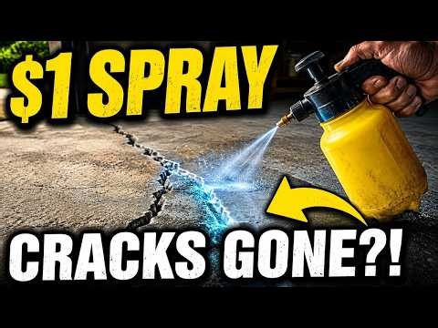 $1 Spray REMOVES EVERY Concrete Crack. PERMANENTLY. Big Concrete Doesn't Want You to Know