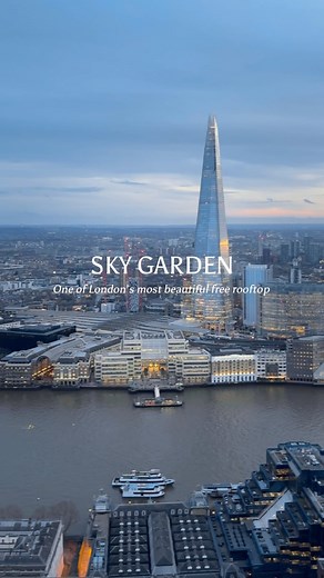 100K views · 6.3K reactions | The Sky Garden is one of London’s most...