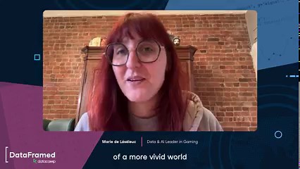 What roles do data and AI play in shaping our favorite video games? Marie de Léséleuc, Analytics & Data Science Director at Eidos-Montréal, reveals the role data and AI play—from the accessibility of maps, how NPCs behave, and more—in improving video games. Marie draws from working for Ubisoft, Warner Brothers, and Eidos—known for Guardians of the Galaxy and Tomb Raider—to discuss how we are only just beginning to scratch the surface of what can be achieved with data science in games. Key takeaw