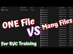 Comparing 2 Data Curation Methods for Training AI Voice in RVC