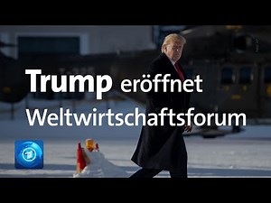 Donald Trumps Rede beim Weltwirtschaftsforum in Davos