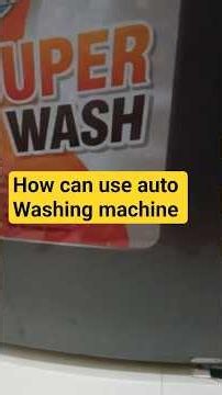 How to Use an Automatic Washing Machine (Part 1) | Quick & Easy Guide #smartwasher #singer