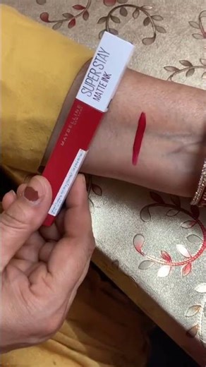 Maybelline superstay matte lipstick swatches ✨ #matteinklipstick ‪@GemeyMaybellineFR‬