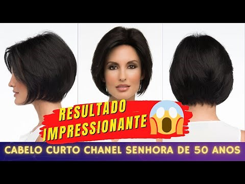 O Melhor Corte de Cabelo Feminino Chanel Para Senhoras 50 Anos