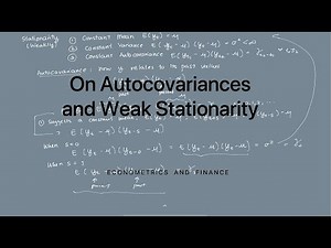 On Autocovariances and Weak Stationarity