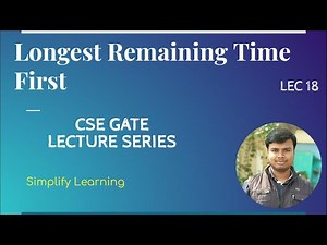 LRTF | Longest Remaining Time First | CPU Scheduling | Operating System | GATE CSE