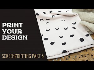 How to Screen Print on Fabric