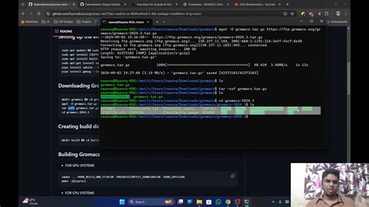 在 WSL2 上安装 GROMACS： 分步指南 故障排除（现场直播）