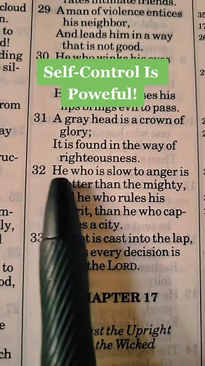 Biblical Wisdom: Understanding Self-Control Through Proverbs 16:32