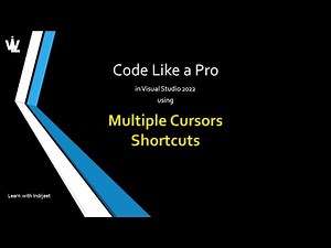 Multi Cursor shortcuts in Visual Studio 2022