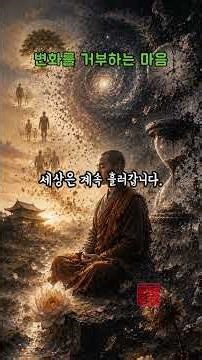 Why do we suffer from change? Everything eventually collapses—entropy.