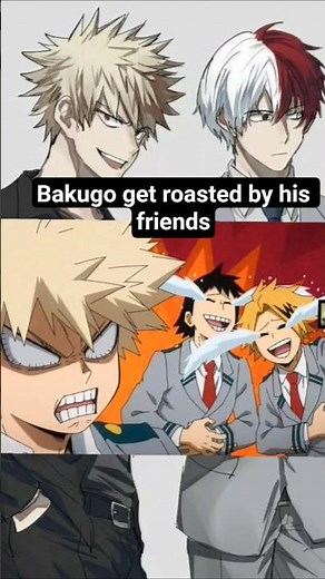 💥Bakugo get roasted by his friends😂💀shorts #mha #myheroacademia #biel #bullymaguire #tf2edit