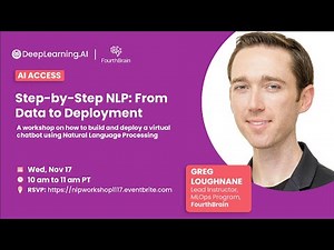 Step-by-Step Natural Language Processing Workshop: From Data to Deployment